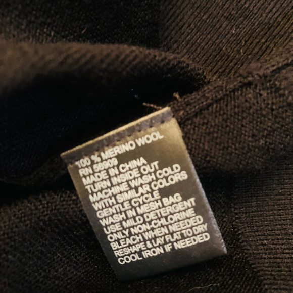 NWT Classic Merino Wool Turtleneck Sweater / 100% MERINO WOOL - Picture 12 of 16